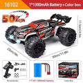 1:16 4WD RC Drift Truck with LED – High - Speed RC Car Toy for Kids - trendbuzzer