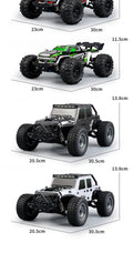1:16 4WD RC Drift Truck with LED – High - Speed RC Car Toy for Kids - trendbuzzer
