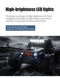 1:16 4WD RC Drift Truck with LED – High - Speed RC Car Toy for Kids - trendbuzzer
