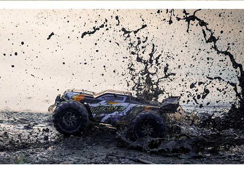 1:16 4WD RC Drift Truck with LED – High - Speed RC Car Toy for Kids - trendbuzzer
