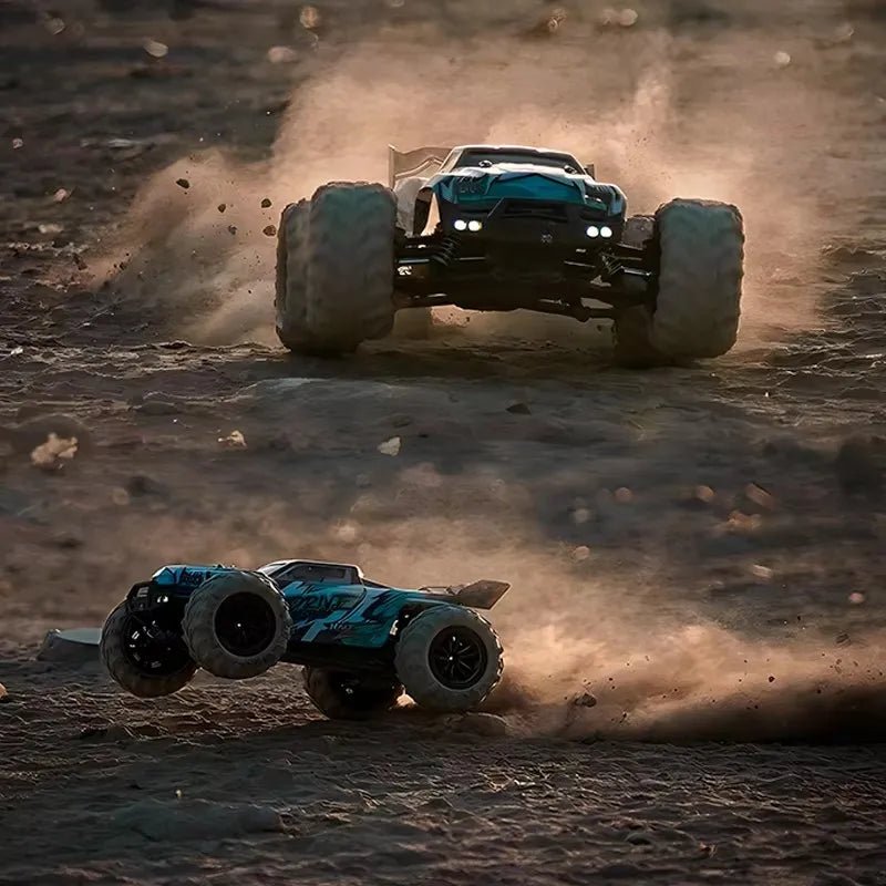1:16 4WD RC Drift Truck with LED – High - Speed RC Car Toy for Kids - trendbuzzer