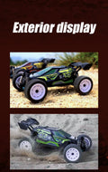 1:16 4WD RC Drift Truck with LED – High - Speed RC Car Toy for Kids - trendbuzzer