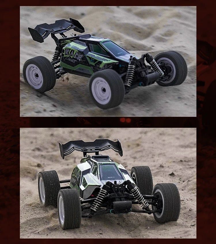 1:16 4WD RC Drift Truck with LED – High - Speed RC Car Toy for Kids - trendbuzzer