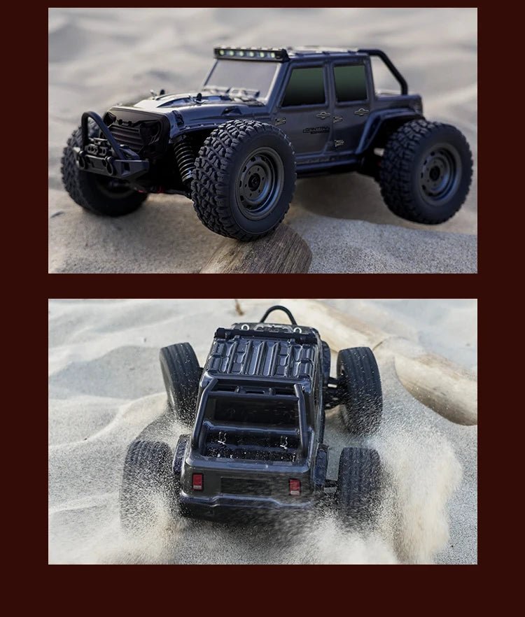 1:16 4WD RC Drift Truck with LED – High - Speed RC Car Toy for Kids - trendbuzzer