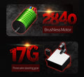1:16 4WD RC Drift Truck with LED – High - Speed RC Car Toy for Kids - trendbuzzer
