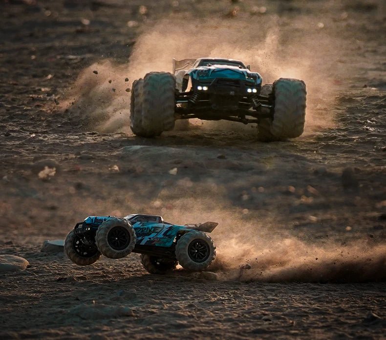 1:16 4WD RC Drift Truck with LED – High - Speed RC Car Toy for Kids - trendbuzzer