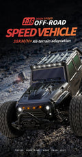 1:16 4WD RC Drift Truck with LED – High - Speed RC Car Toy for Kids - trendbuzzer