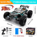 1:16 4WD RC Drift Truck with LED – High - Speed RC Car Toy for Kids - trendbuzzer