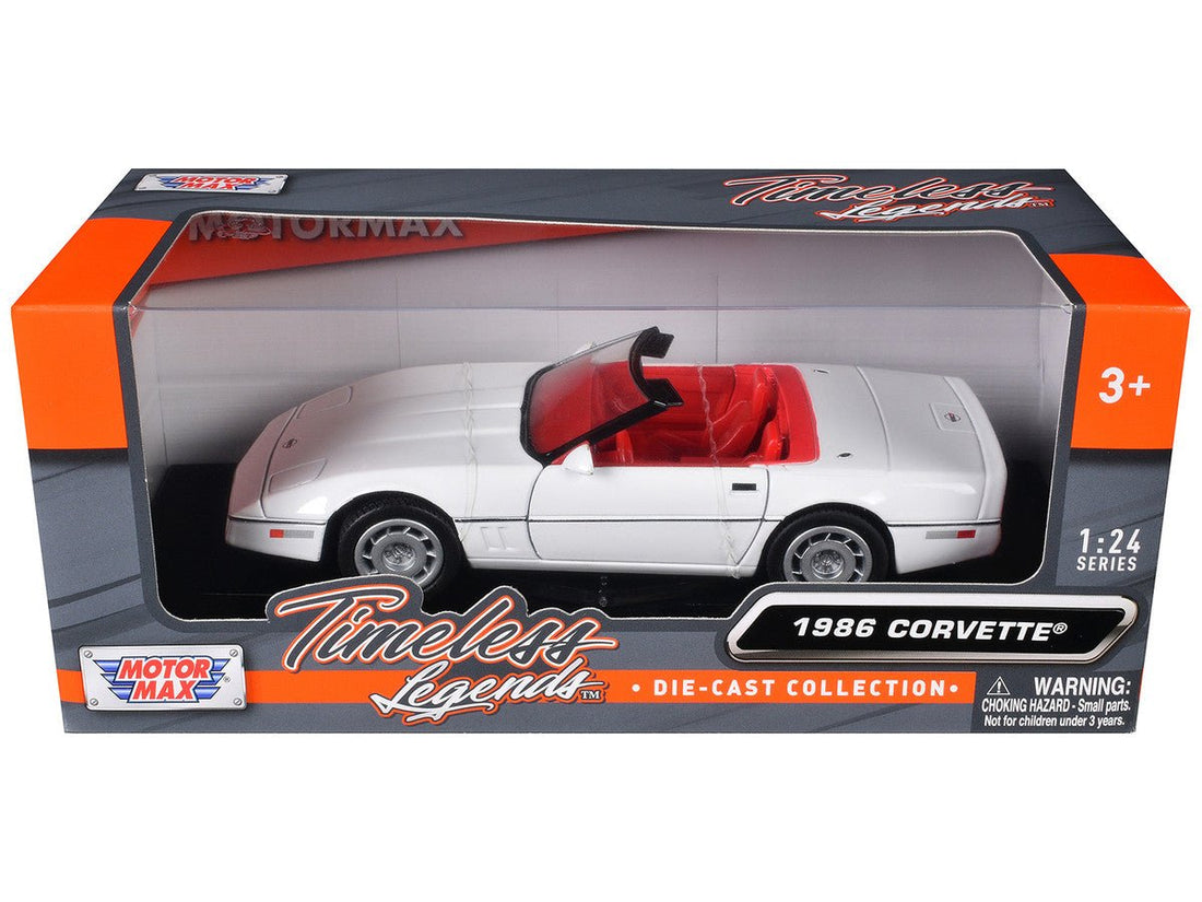 1986 Chevrolet Corvette C4 Convertible 1/24 Diecast – Motormax - trendbuzzer