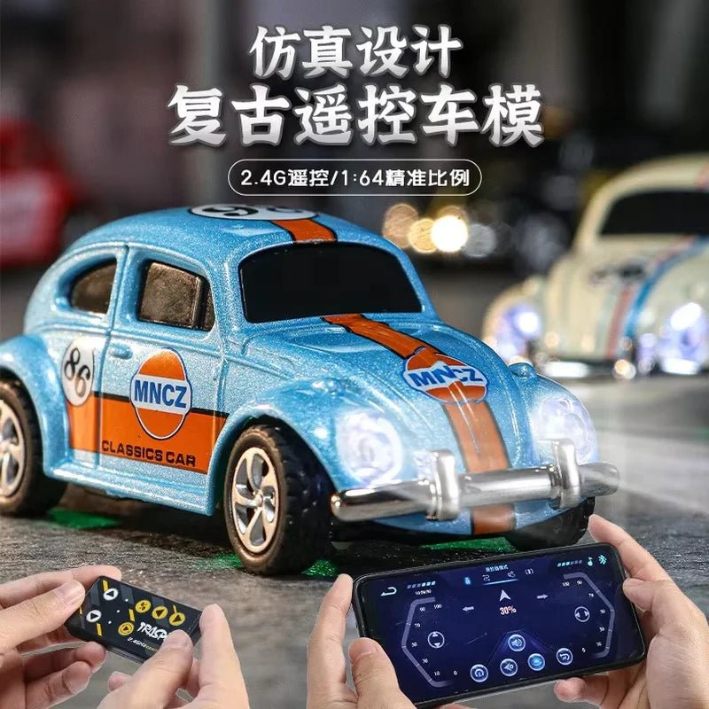 2025 Wireless Mini Beetle Alloy RC Car – Mobile Remote Control Toy for Kids - trendbuzzer
