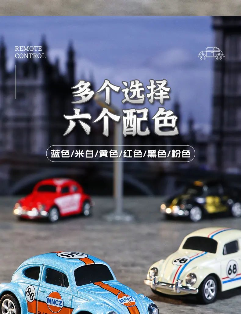 2025 Wireless Mini Beetle Alloy RC Car – Mobile Remote Control Toy for Kids - trendbuzzer