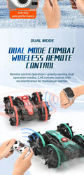 2.4G RC Amphibious 4WD Stunt Climbing Flip Car Toy - trendbuzzer