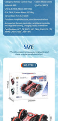 2.4G RC Amphibious 4WD Stunt Climbing Flip Car Toy - trendbuzzer