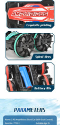 2.4G RC Amphibious 4WD Stunt Climbing Flip Car Toy - trendbuzzer