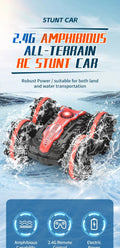 2.4G RC Amphibious 4WD Stunt Climbing Flip Car Toy - trendbuzzer
