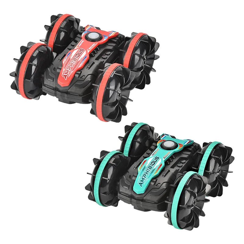 2.4G RC Amphibious 4WD Stunt Climbing Flip Car Toy - trendbuzzer