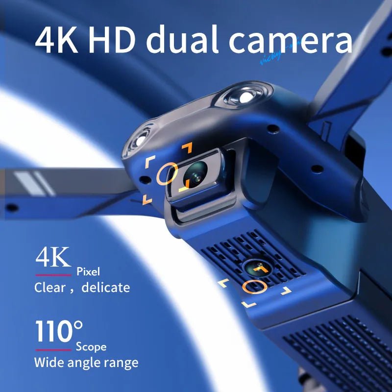 4DRC V13 Mini Foldable Drone – Dual 4K HD Camera, WiFi FPV, 300m Range, 20 Min Flight - trendbuzzer