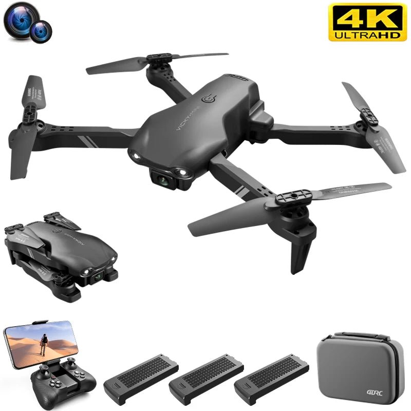 4DRC V13 Mini Foldable Drone – Dual 4K HD Camera, WiFi FPV, 300m Range, 20 Min Flight - trendbuzzer