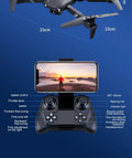 4DRC V13 Mini Foldable Drone – Dual 4K HD Camera, WiFi FPV, 300m Range, 20 Min Flight - trendbuzzer