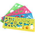4PCS Kids Drawing Stencil Set – Plastic Art Template Boards for Learning & Craft - trendbuzzer
