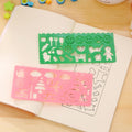 4PCS Kids Drawing Stencil Set – Plastic Art Template Boards for Learning & Craft - trendbuzzer