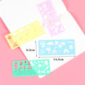 4PCS Kids Drawing Stencil Set – Plastic Art Template Boards for Learning & Craft - trendbuzzer