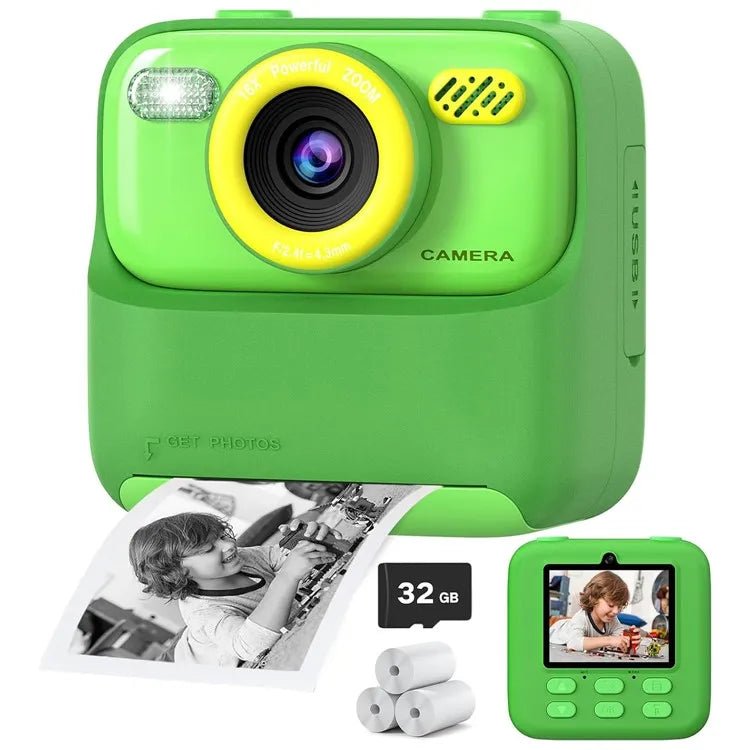 AMORUS Kids Instant Camera – 1080P HD Dual Lens with 32GB Storage & Instant Print - trendbuzzer