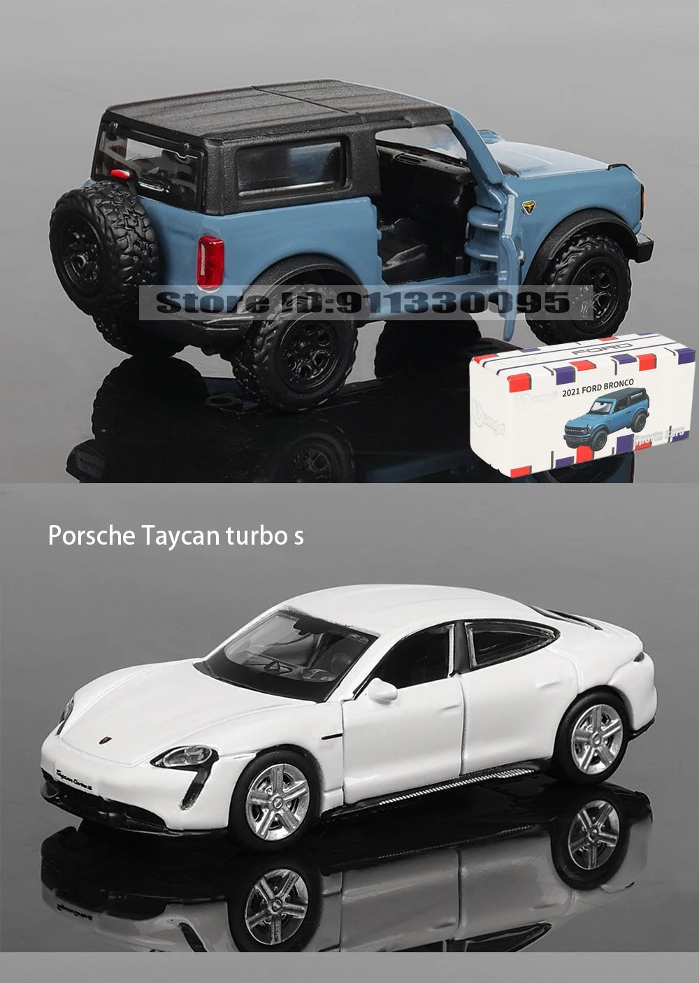 Bburago 1:64 Porsche, Shelby, Mustang & Lamborghini Diecast Car Toy – Kids Gift - trendbuzzer