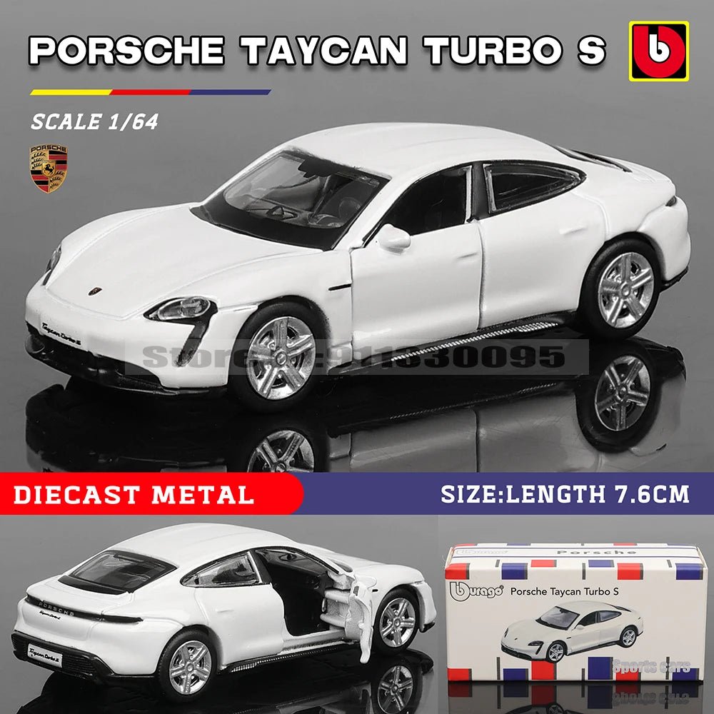 Bburago 1:64 Porsche, Shelby, Mustang & Lamborghini Diecast Car Toy – Kids Gift - trendbuzzer