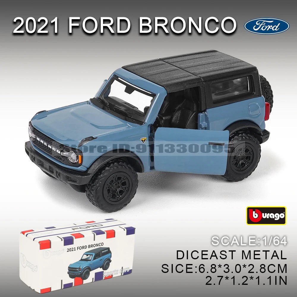 Bburago 1:64 Porsche, Shelby, Mustang & Lamborghini Diecast Car Toy – Kids Gift - trendbuzzer