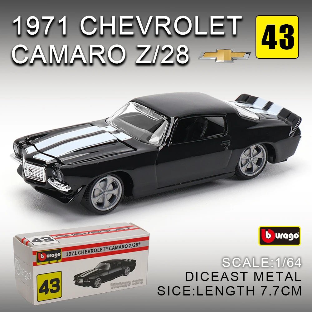 Bburago 1:64 Porsche, Shelby, Mustang & Lamborghini Diecast Car Toy – Kids Gift - trendbuzzer