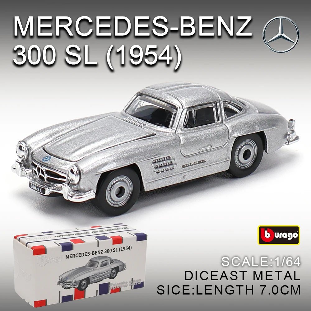 Bburago 1:64 Porsche, Shelby, Mustang & Lamborghini Diecast Car Toy – Kids Gift - trendbuzzer