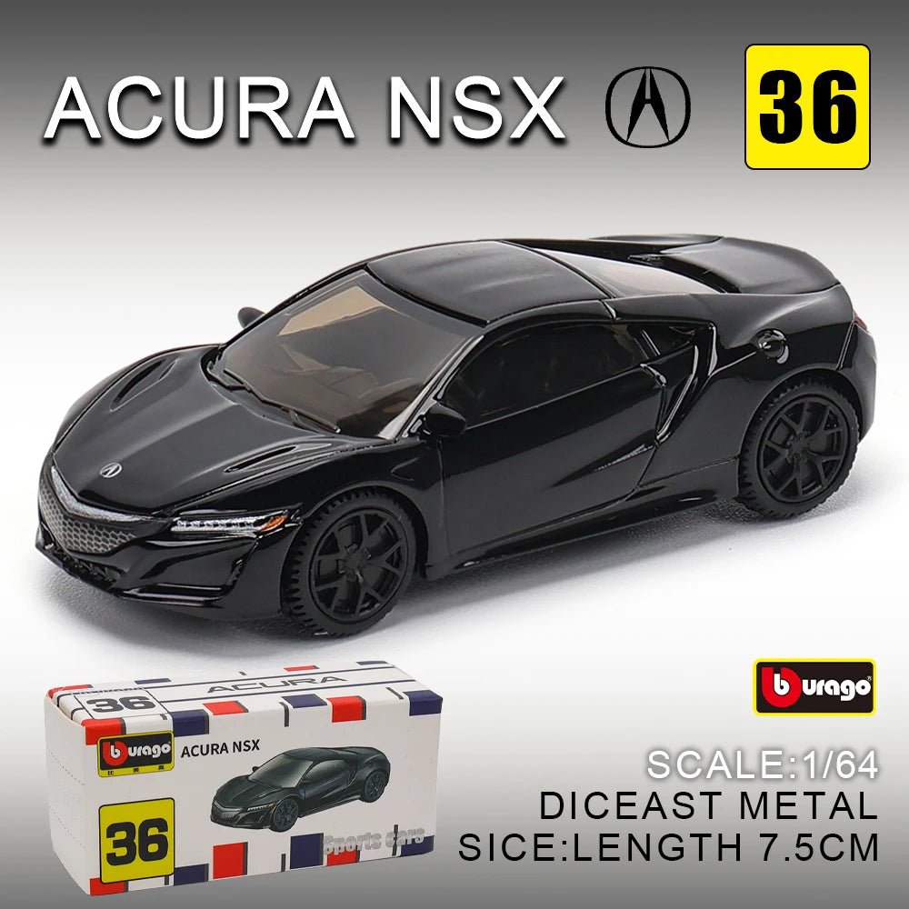 Bburago 1:64 Porsche, Shelby, Mustang & Lamborghini Diecast Car Toy – Kids Gift - trendbuzzer