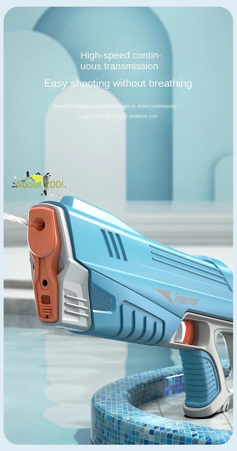 Electric High - Pressure Water Gun – Kids Outdoor Pool Toy - trendbuzzer
