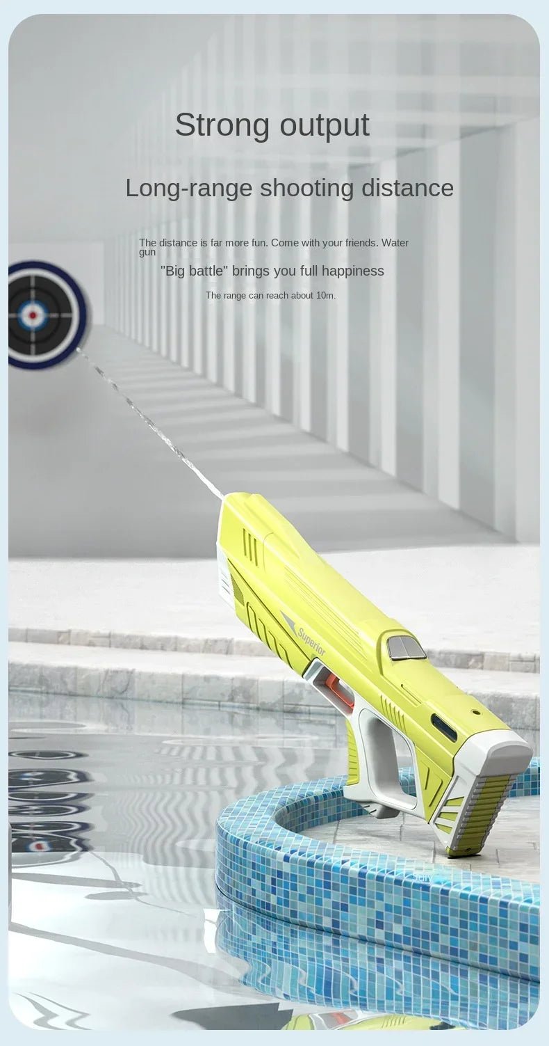 Electric High - Pressure Water Gun – Kids Outdoor Pool Toy - trendbuzzer