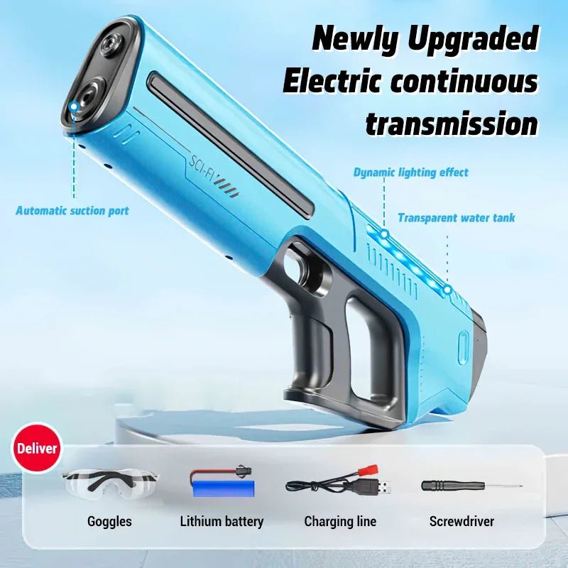 Electric High - Pressure Water Gun – Kids Outdoor Pool Toy - trendbuzzer