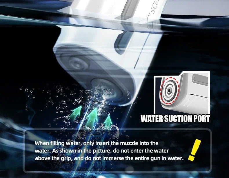 Electric High - Pressure Water Gun – Kids Outdoor Pool Toy - trendbuzzer