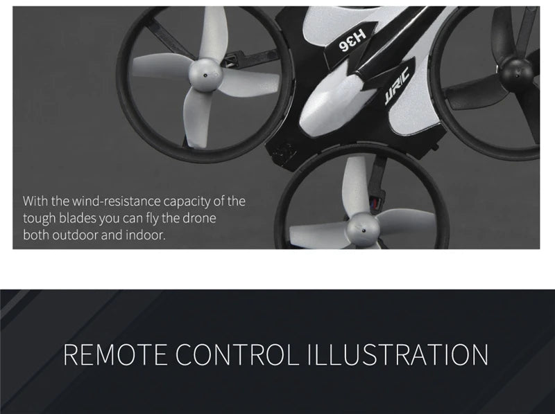 JJRC H36 Mini RC Drone – 4CH 6 - Axis Quadcopter with 360° Flip for Kids - trendbuzzer