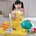 Kids Electric Dishwasher Toy – Pretend Play Kitchen Sink with Running Water - trendbuzzer