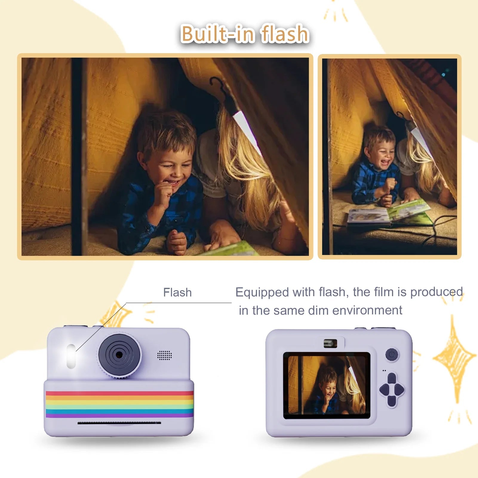 Kids Instant Print Digital Camera – HD Video & Fun Selfie Toy - trendbuzzer