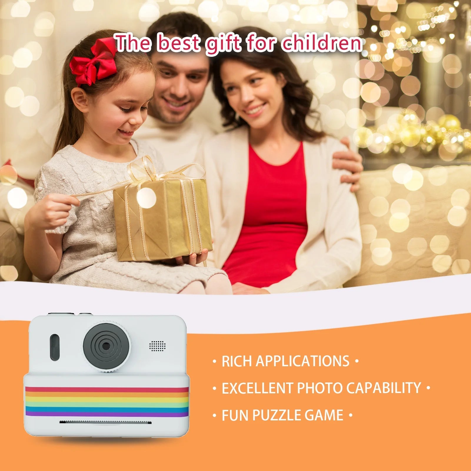 Kids Instant Print Digital Camera – HD Video & Fun Selfie Toy - trendbuzzer