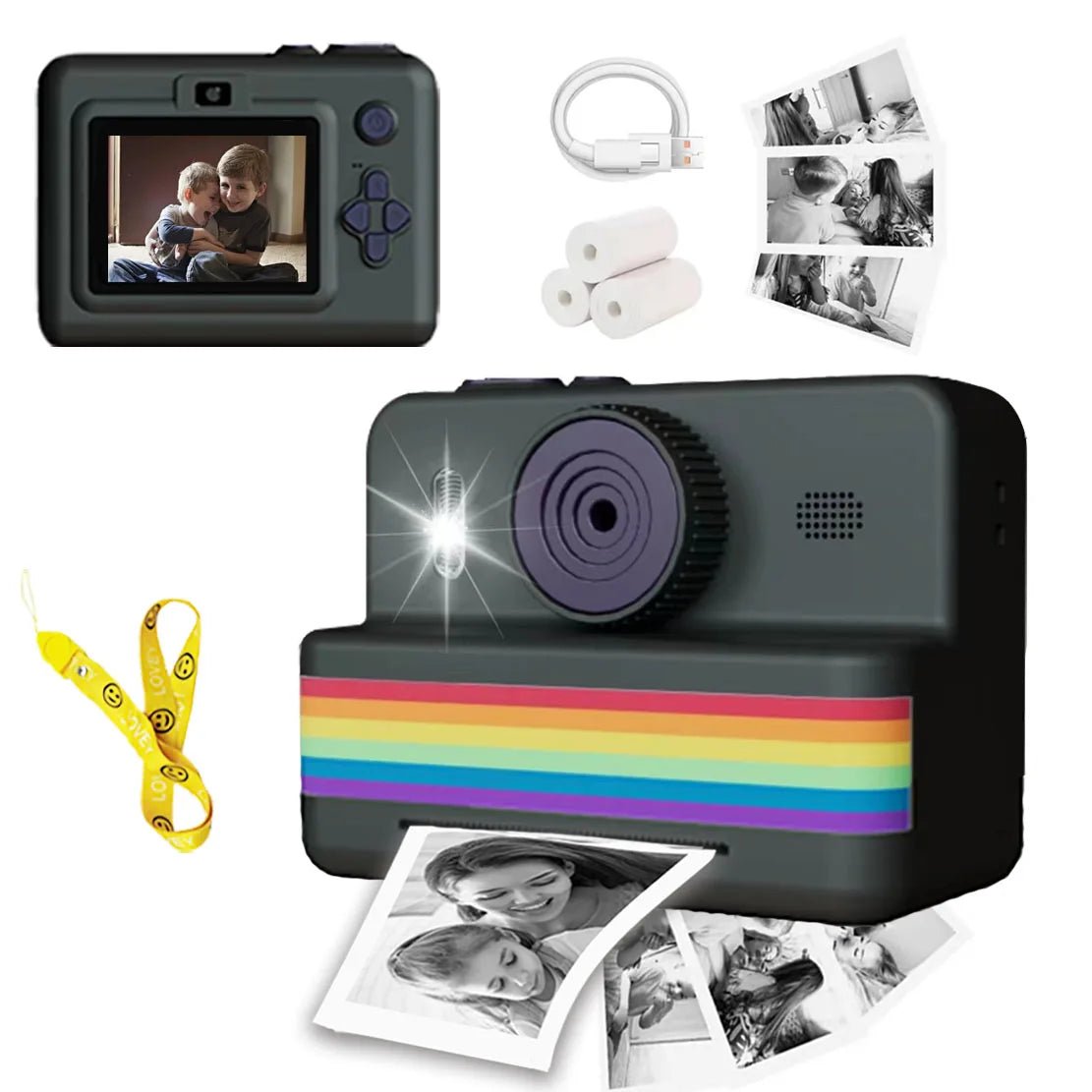 Kids Instant Print Digital Camera – HD Video & Fun Selfie Toy - trendbuzzer