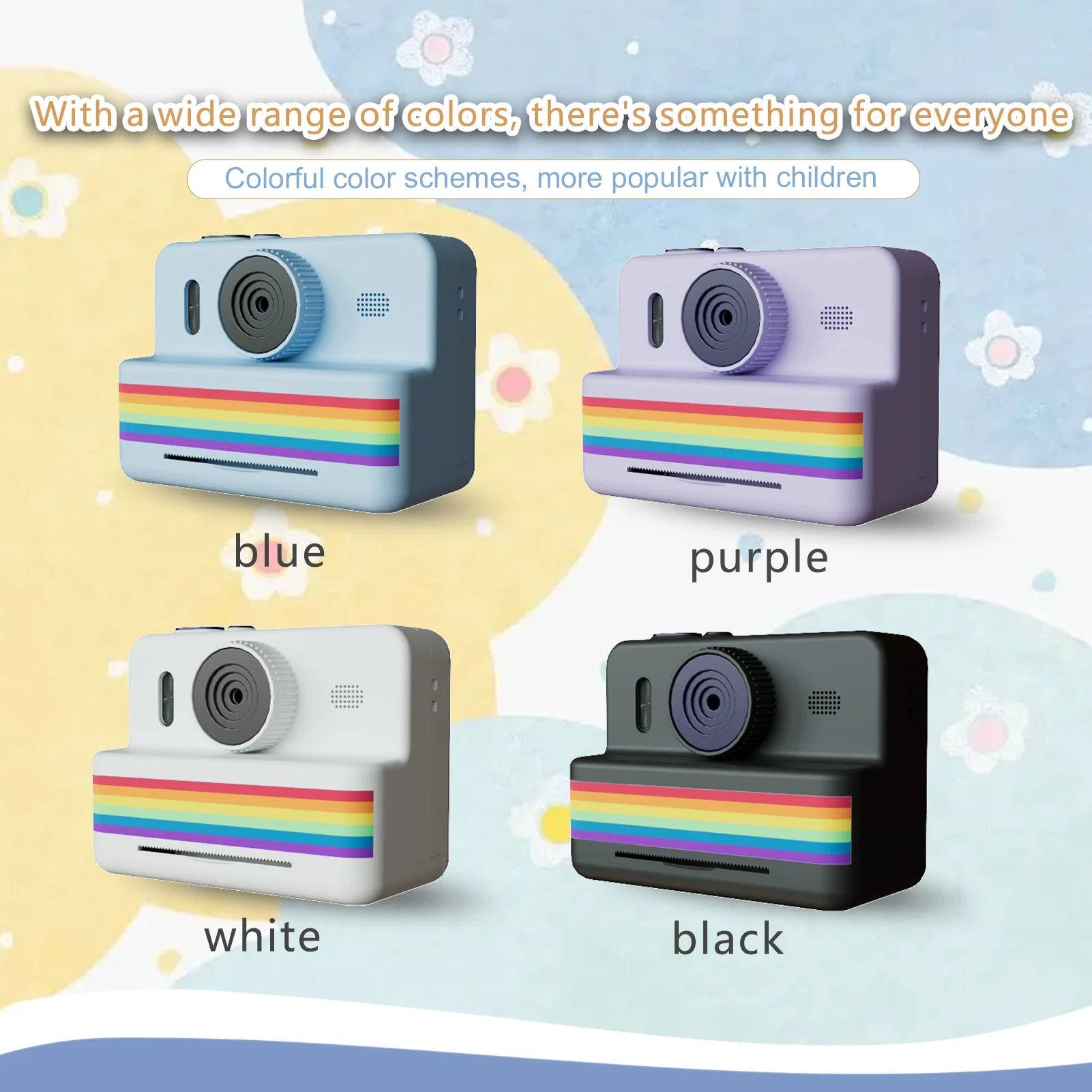 Kids Instant Print Digital Camera – HD Video & Fun Selfie Toy - trendbuzzer