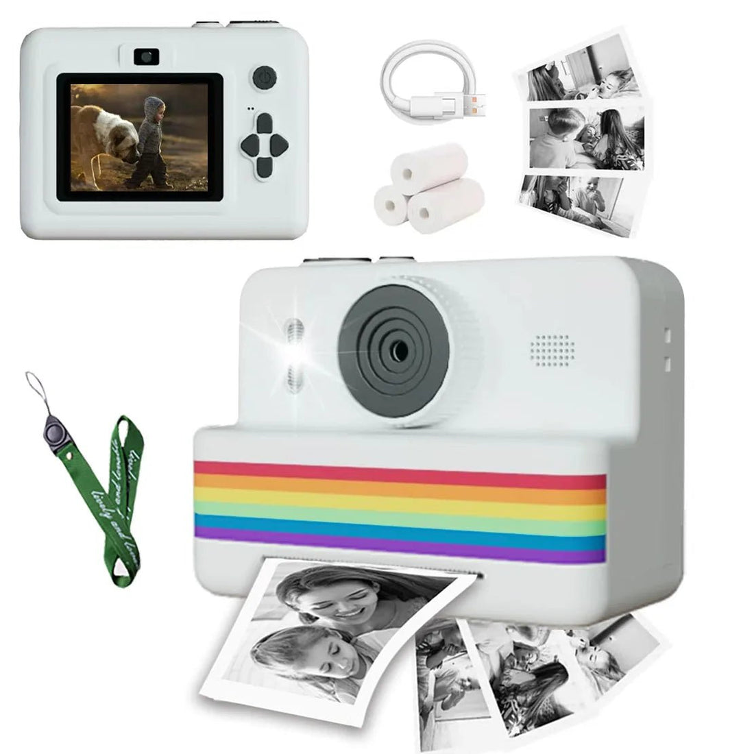 Kids Instant Print Digital Camera – HD Video & Fun Selfie Toy - trendbuzzer
