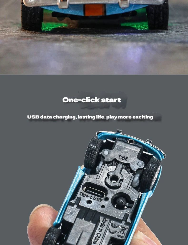 Mini Beetle RC Car – Wireless Alloy Toy with Mobile Remote for Kids & Adults - trendbuzzer