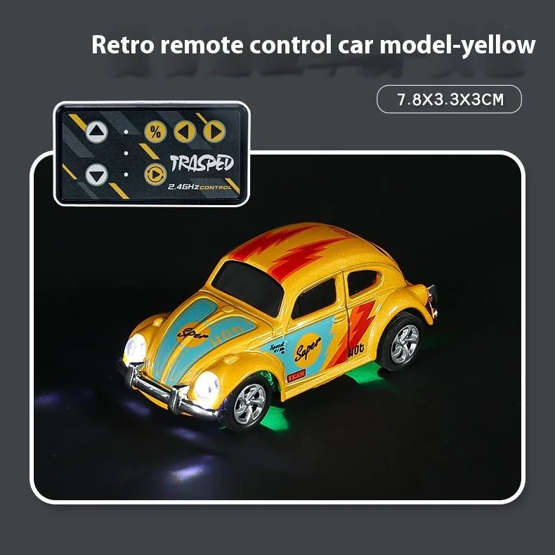 Mini Beetle RC Car – Wireless Alloy Toy with Mobile Remote for Kids & Adults - trendbuzzer