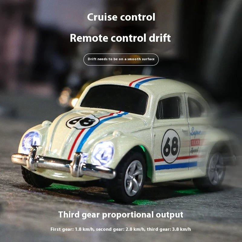 Mini Beetle RC Car – Wireless Alloy Toy with Mobile Remote for Kids & Adults - trendbuzzer