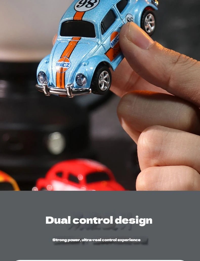 Mini Beetle RC Car – Wireless Alloy Toy with Mobile Remote for Kids & Adults - trendbuzzer