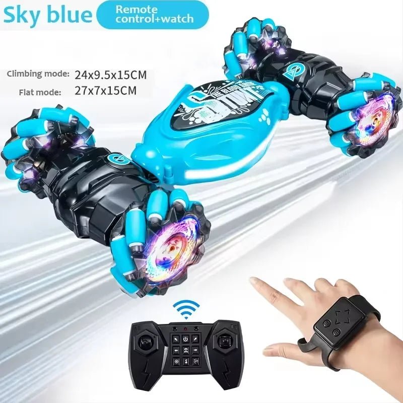 OLOEY 4WD LED Stunt Drift RC Car – Gesture Remote Control Car for Kids & Teens - trendbuzzer