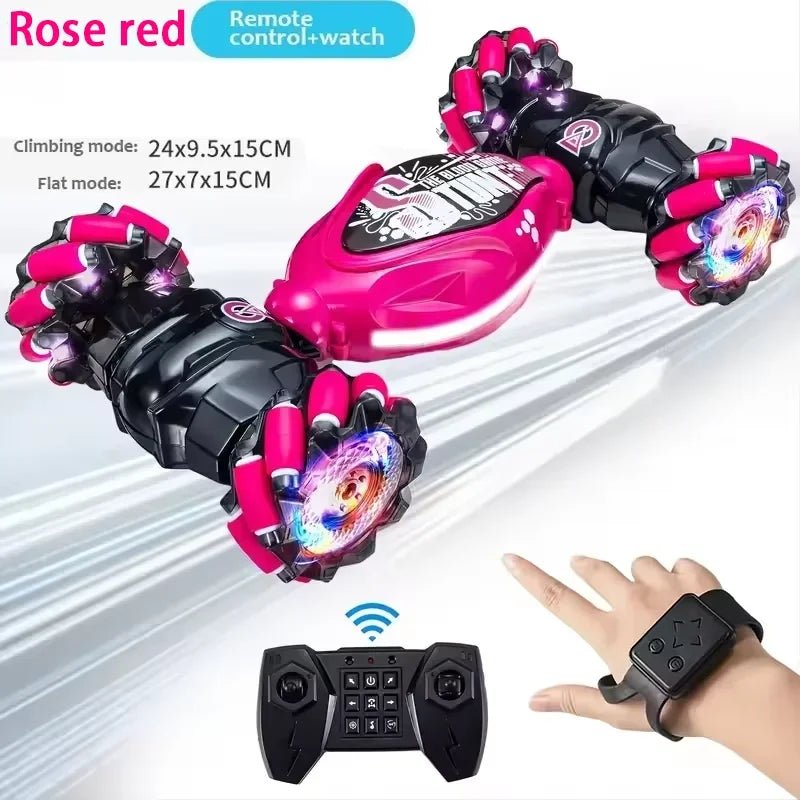 OLOEY 4WD LED Stunt Drift RC Car – Gesture Remote Control Car for Kids & Teens - trendbuzzer